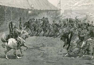 A vadnyugat bemutatója az Earls Courtban, West Bromptonban, Londonban alkotó: English School