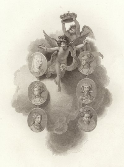 Henrik király feleségei VIII alkotó: English School