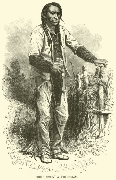 A farkas, Ute indián alkotó: English School