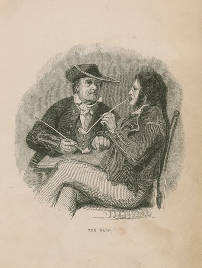 A fonal; illusztráció: Szegény Jack, Frederick Marryat alkotó: English School