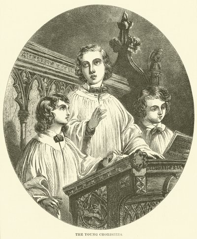 A fiatal kóristák (metszet) alkotó: English School