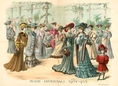 The Young Ladies Journal: Mode Invernali, 1904-05 alkotó: English School