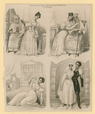 Miss Fanny Kemble hozzáállása Júlia szerepében alkotó: English School