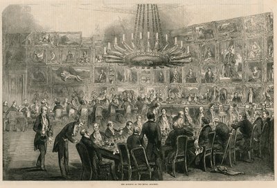 A bankett a Királyi Akadémián alkotó: English School