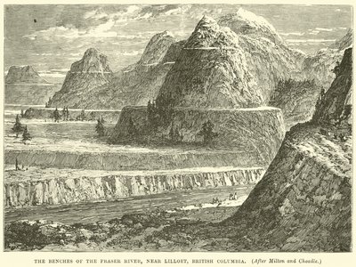 A Fraser folyó padjai, Lillooet közelében, British Columbia alkotó: English School