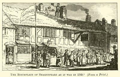 Shakespeare szülőhelye 1769-ben alkotó: English School