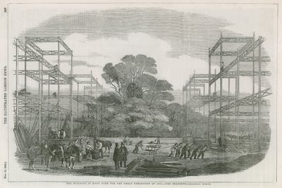 Az épület a londoni Hyde Parkban, az 1851-es Nagy Kiállításhoz alkotó: English School