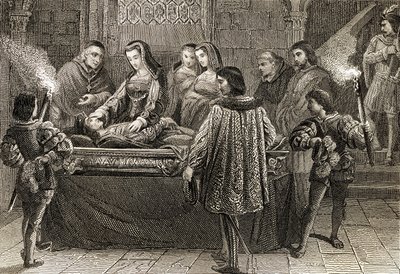 Szép Fülöp (1478-1506) temetése alkotó: English School