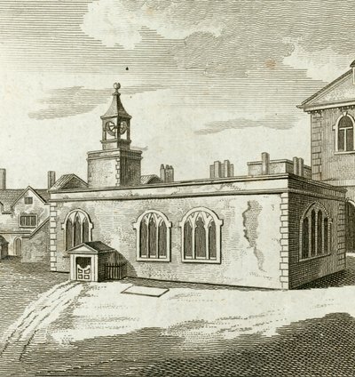 A kápolna a londoni Towerben alkotó: English School