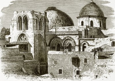 A jeruzsálemi szent sír temploma alkotó: English School