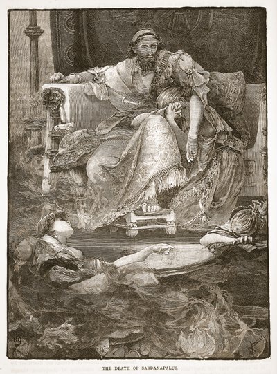 Sardanapalus halála alkotó: English School