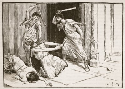 Tiberius Gracchus halála (litográfia) alkotó: English School