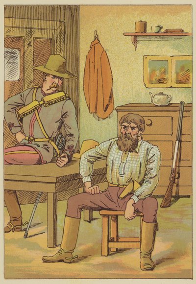 Az indulás (színes metszet) alkotó: English School