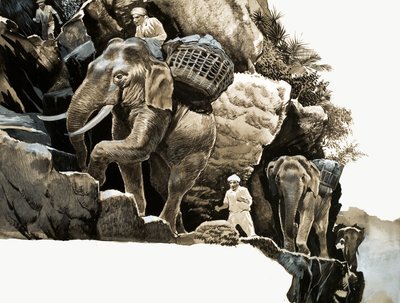 Elephant Bill elefánttúrája alkotó: English School