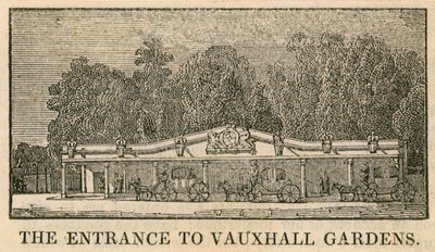 A londoni Vauxhall Gardens bejárata alkotó: English School