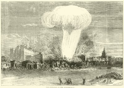 Robbanás az Avenue Rappban, 1871. április alkotó: English School