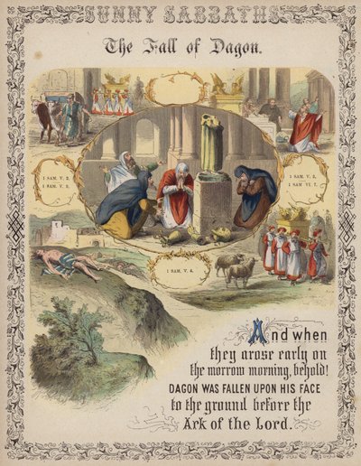Dagon bukása (színes metszet) alkotó: English School