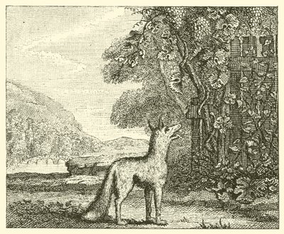 A róka és a szőlő (metszet) alkotó: English School