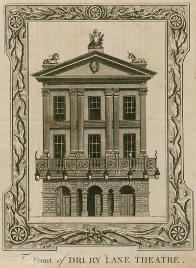 A londoni Drury Lane Színház eleje alkotó: English School