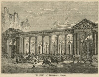 A londoni Grosvenor House eleje alkotó: English School