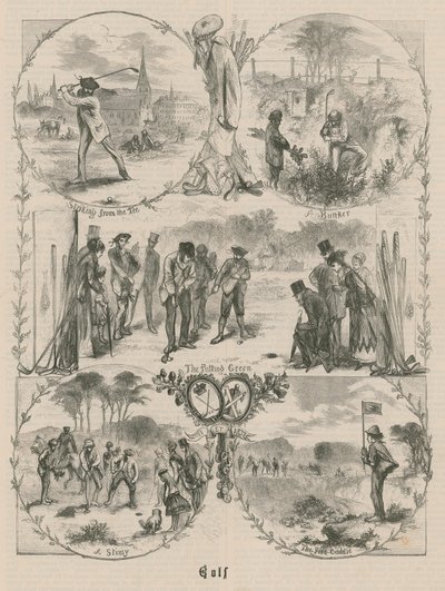 A golf játék alkotó: English School