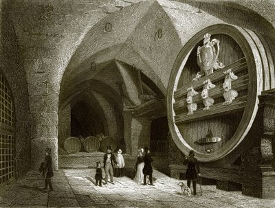 A nagy boros hordó Heidelbergben alkotó: English School