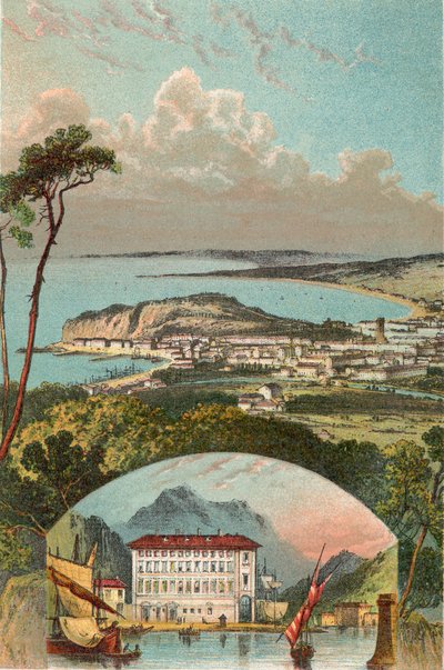 A ház, amelyben Garibaldi született Nizzában alkotó: English School