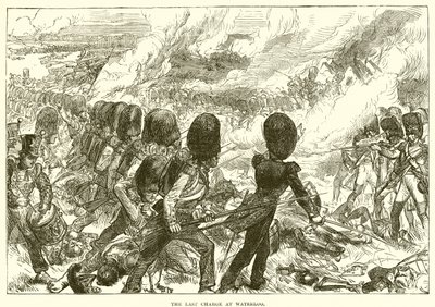 Az utolsó töltés Waterloo-ban alkotó: English School