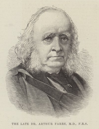 A néhai Dr. Arthur Farre, MD, FRS (metszet) alkotó: English School