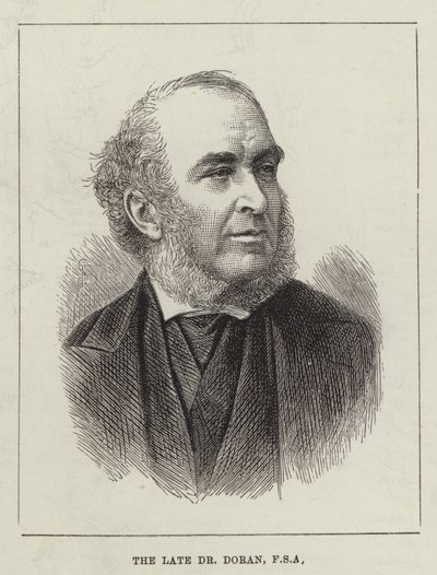 A néhai Dr Doran, FSA (metszet) alkotó: English School