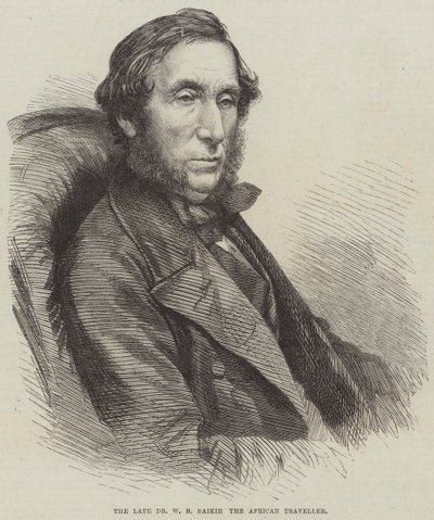 A néhai Dr. W. B. Baikie, az afrikai utazó (metszet) alkotó: English School