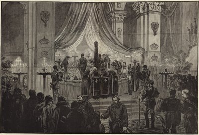 A Szent Péter és Szent Pál templomban fekvő állam néhai császára alkotó: English School