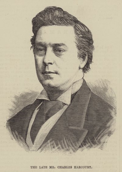A néhai Charles Harcourt (metszet) alkotó: English School