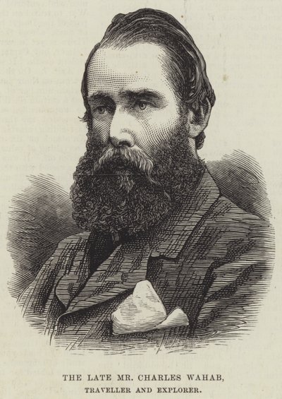 A néhai Charles Wahab úr, utazó és felfedező (metszet) alkotó: English School