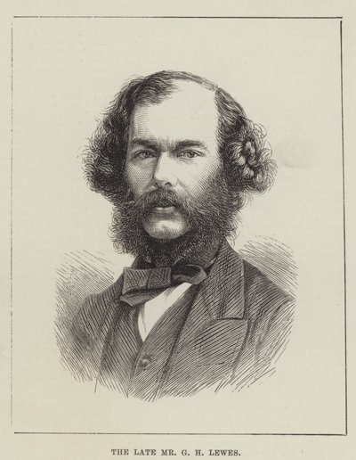 A néhai Mr. G. H. Lewes (metszet) alkotó: English School
