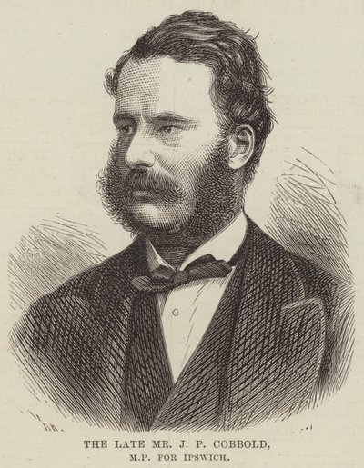 A néhai J. P. Cobbold úr, Ipswich képviselője (metszet) alkotó: English School