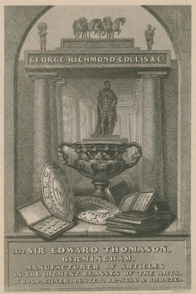 A néhai Sir Edward Thomason, Birmingham alkotó: English School