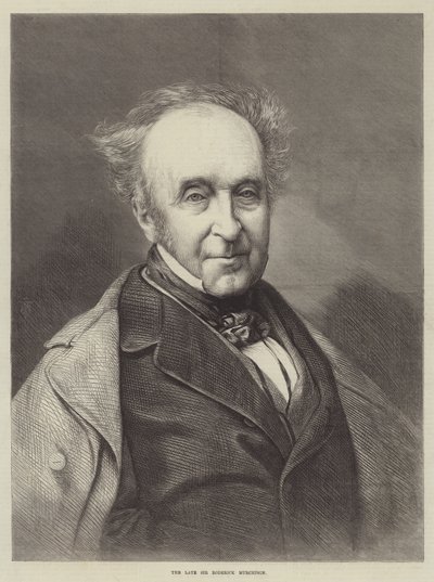 A néhai Sir Roderick Murchison (metszet) alkotó: English School