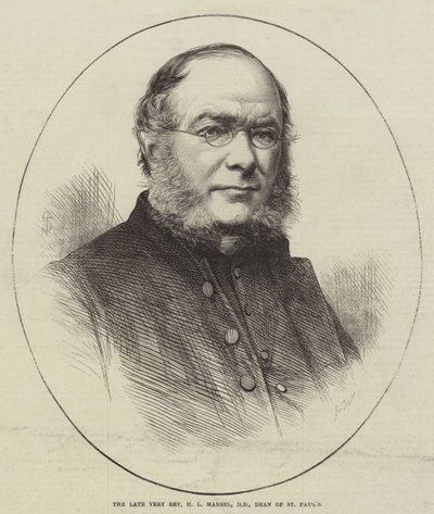 H L Mansel néhai tiszteletes, DD, Szent Pál dékánja (metszet) alkotó: English School
