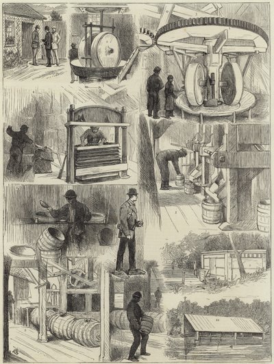 A lőpor gyártása és tárolása alkotó: English School
