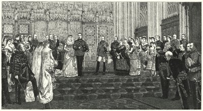 Albany hercegének házassága (metszet) alkotó: English School