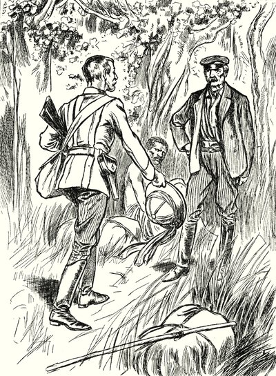 Stanley és Livingstone találkozása (litográfia) alkotó: English School