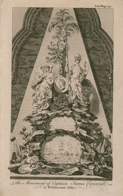 James Cornwall kapitány emlékműve alkotó: English School