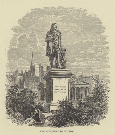 Wilson emlékműve (metszet) alkotó: English School