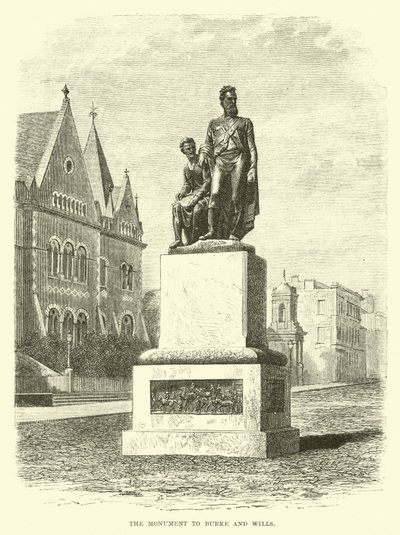 Burke és Wills emlékműve alkotó: English School