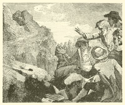 A vajúdó hegyek (metszet) alkotó: English School