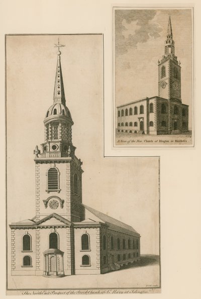 Az új templom, St Marys, Islington alkotó: English School