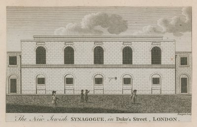 Az új zsidó zsinagóga a londoni Dukes Street-ben alkotó: English School