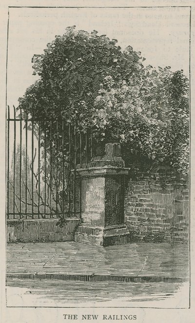 Az új öngyilkosság elleni korlátok a Highgate Archway-nél: az új korlátok alkotó: English School