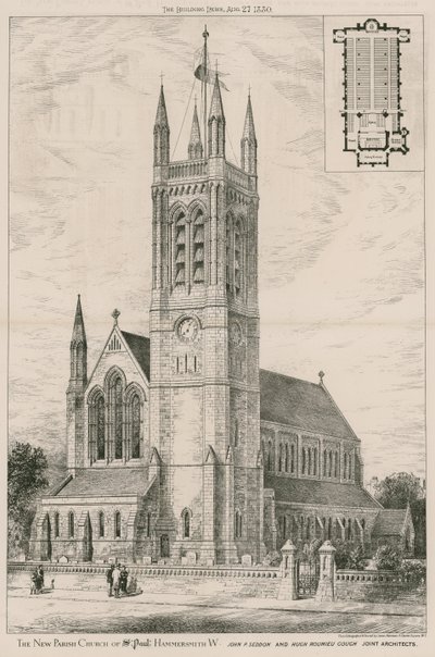 Szent Pál új plébániatemploma, Hammersmith alkotó: English School